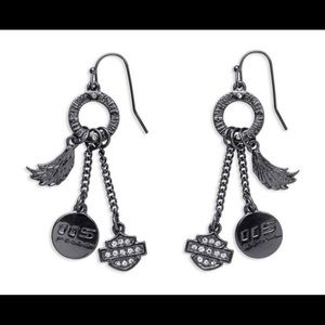 Genuine Harley Davidson earrings like new